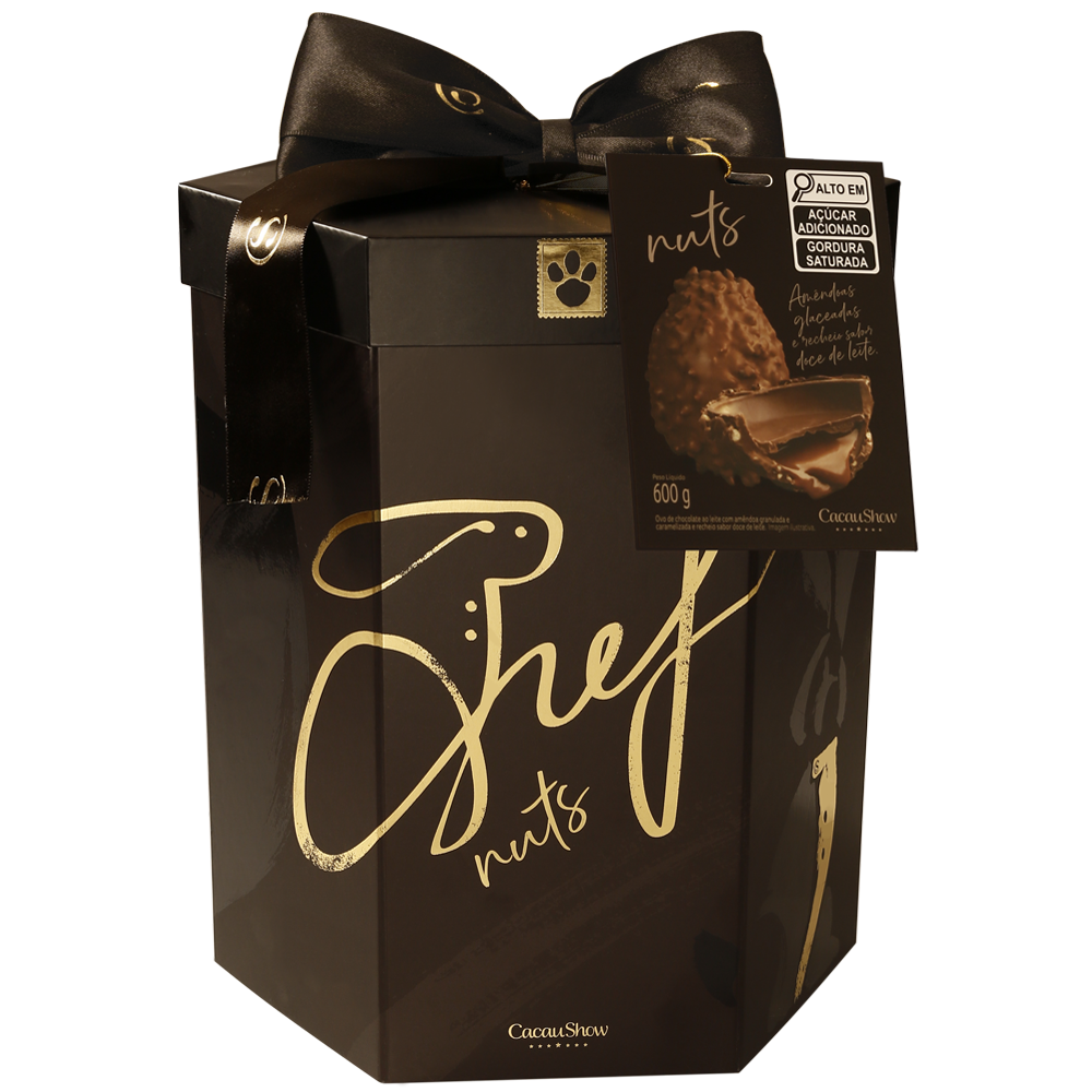 Ovo de Páscoa Do Chef Nuts Recheado 600 g